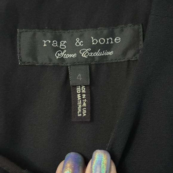 rag & bone Alayna Dress, Store Exclusive, all black, size 4 - Picture 4 of 11